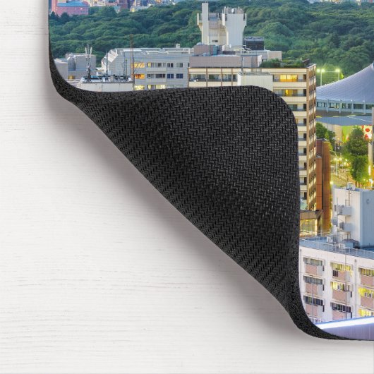 Sunset Over Tokio, Japan Mousepad (Ecke)
