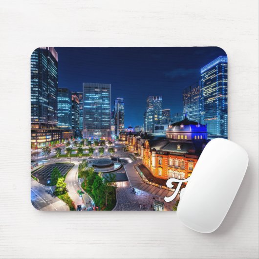 Sunset Over Tokio, Japan Mousepad (Mit Mouse)