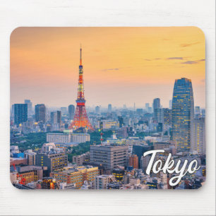 Sunset Over Tokio, Japan Mousepad