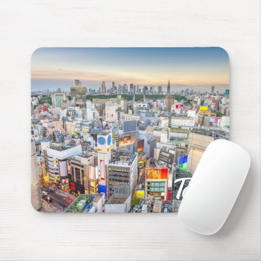 Sunset Over Tokio, Japan Mousepad (Mit Mouse)