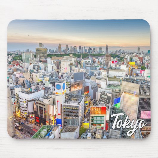 Sunset Over Tokio, Japan Mousepad (Vorne)