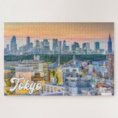Sunset Over Tokio, Japan Puzzle (Horizontal)