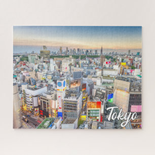 Sunset Over Tokio, Japan Puzzle