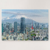 Sunset Over Tokio, Japan Puzzle (Horizontal)