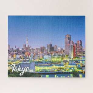 Sunset Over Tokio, Japan Puzzle