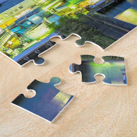 Sunset Over Tokio, Japan Puzzle (Seite)