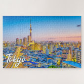Sunset Over Tokio, Japan Puzzle (Horizontal)