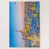 Sunset Over Tokio, Japan Puzzle (Vertikal)