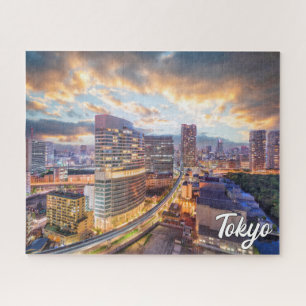 Sunset Over Tokio, Japan Puzzle
