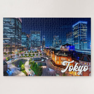Sunset Over Tokio, Japan Puzzle