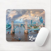 Sunset Over Tower Bridge, London, England Mousepad (Mit Mouse)