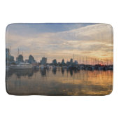 Sunset over Vancouver Skyline Badematte (Vorderseite)