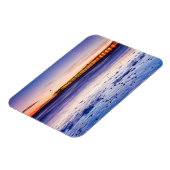 Sunset Over Ventura Pier and Beach Magnet (Linke Seite)