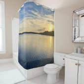 Sunset Over Wildcat Lake Duschvorhang (Beispiel)