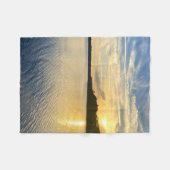 Sunset Over Wildcat Lake Fleecedecke (Vorderseite (Horizontal))