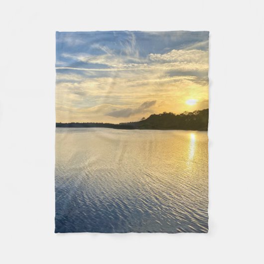Sunset Over Wildcat Lake Fleecedecke (Vorderseite)