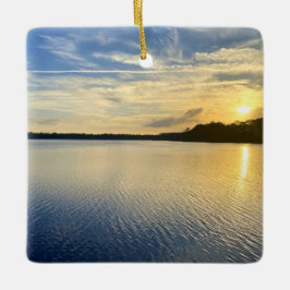 Sunset Over Wildcat Lake Keramikornament