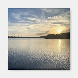 Sunset Over Wildcat Lake Magnet