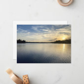 Sunset Over Wildcat Lake Mitteilungskarte (Vorderseite/Rückseite Beispiel)