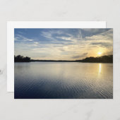 Sunset Over Wildcat Lake Mitteilungskarte (Vorne/Hinten)