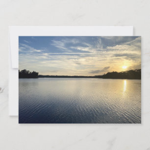 Sunset Over Wildcat Lake Mitteilungskarte