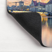 Sunset Over Zürich, Schweiz Mousepad (Ecke)