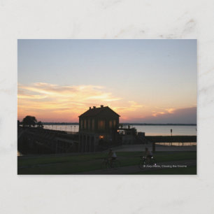 Sunset Overholer Postkarte