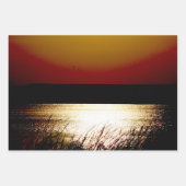 Sunset Packpapier Geschenkpapier Set (Vorderseite 3)