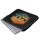 SUNSET PALM BÄUME SOMMER LAPTOPSCHUTZHÜLLE (Vorne Knopf)