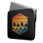 SUNSET PALM BÄUME SOMMER LAPTOPSCHUTZHÜLLE (Vorderseite Links)