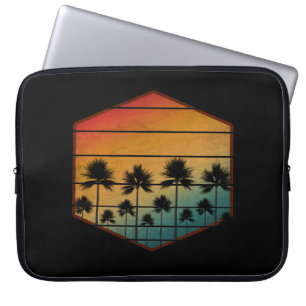 SUNSET PALM BÄUME SOMMER LAPTOPSCHUTZHÜLLE