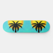 SUNSET PALM BLAUE SKATEBOARD (Horizontal)