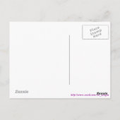 Sunset Palm Postcard Postkarte (Rückseite)