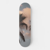 Sunset Palm Trees #1 #tropical #wall #decor #art Skateboard (Vorderseite)