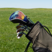 Sunset Palms Golf Headcover (In SItu)