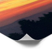 Sunset Panorama Poster (Ecke)