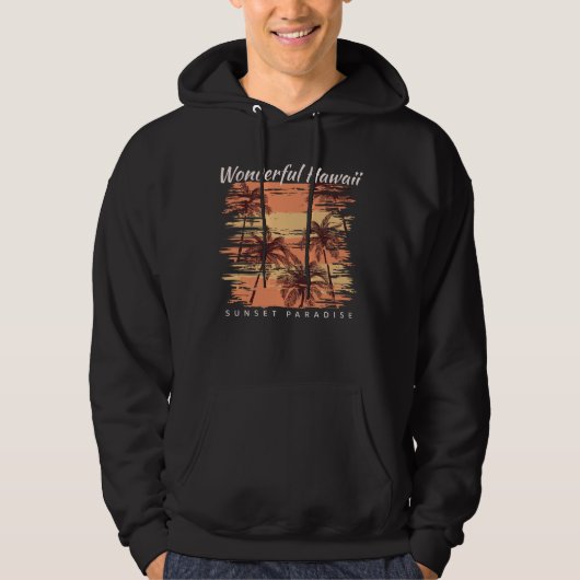 Sunset Paradise Hoodie (Vorderseite)
