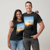 Sunset Paraglide Wanderlust Extreme Sport 1 T-Shirt (Unisex)