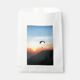 Sunset Paraglide Wanderlust Extreme Sportart Geschenktütchen
