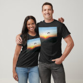 Sunset Paraglide Wanderlust Extreme Sportart T-Shirt (Unisex)