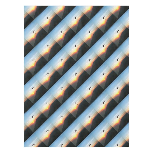Sunset Paraglide Wanderlust Extreme Sportart Tischdecke (Vorderseite)