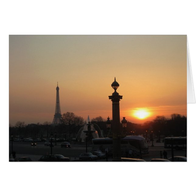 Sunset Paris (Vorderseite (Horizontal))
