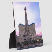 Sunset Paris Las Vegas Tour Eiffel Fake Fotoplatte (Seite)