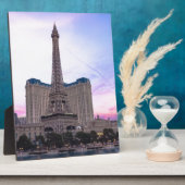 Sunset Paris Las Vegas Tour Eiffel Fake Fotoplatte (Seite)
