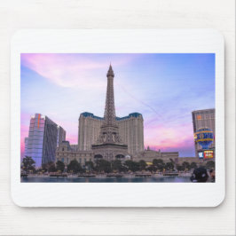Sunset Paris Las Vegas Tour Eiffel Fake Mousepad