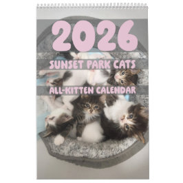 Sunset Park Cats | 2026 Calendar | Kittens Kalender