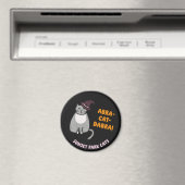 Sunset Park Cats Halloween Magnet Hexe Asche  (In Situ (Geschirrspüler))