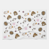 Sunset Park Cats | Kitchen Towel | Tea Towel Geschirrtuch (Horizontal)