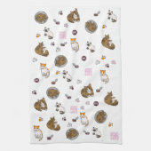 Sunset Park Cats | Kitchen Towel | Tea Towel Geschirrtuch (Vertikal)