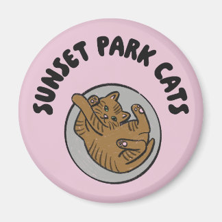 Sunset Park Cats | Magnet | Bobbin Rescue Kitten